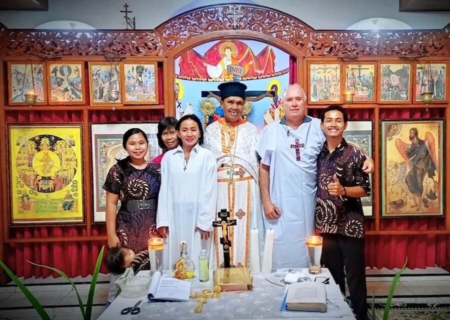 All Saints Orthodox Church exterior in Bali
